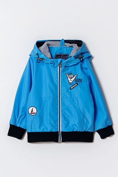 Verscon Men's Hooded Embroidered Windbreaker & Raincoat 2 - 6 Years