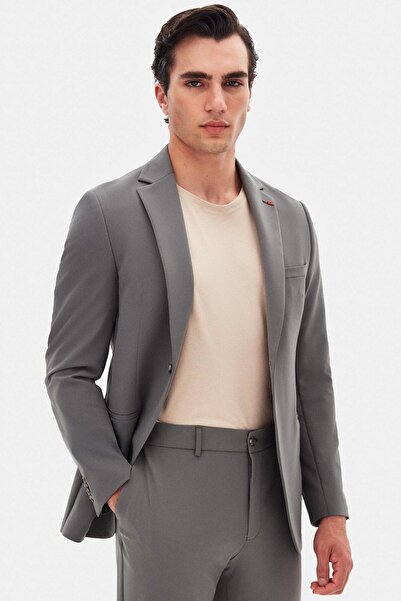Twn Slim Fit Açık Haki Düz Takim Elbise