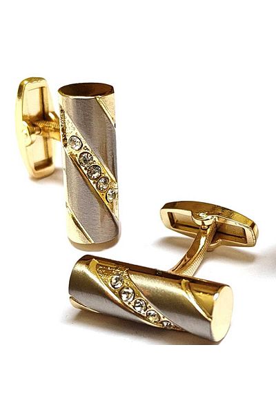 Generic Matt Two Tone Cufflinks for Men - Premium Quality Cufflinks for Men - Trendy Cufflinks for boys