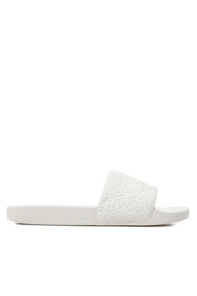 Calvin Klein Women's Flip-Flops HW0HW02106 White