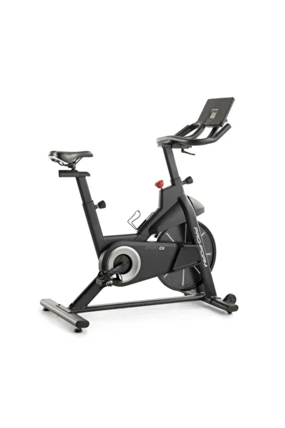 PROFORM Sport CX Large LCD Display Indoor Exercise Bike with Built-In Tablet Holder and Dumbbells 115kg