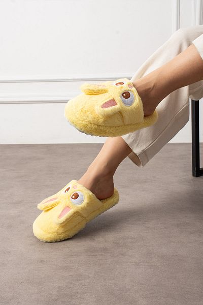 StWenn Women's House Slippers Soft Plush Non-Slip Sole