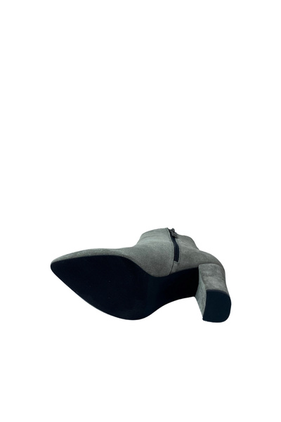 Hobby 261982 Hakiki Süet Kadın Topuklu Bot