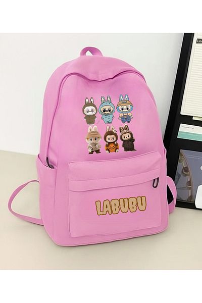 Touz Moda Labubu Printed School, Dershane, Course Backpack