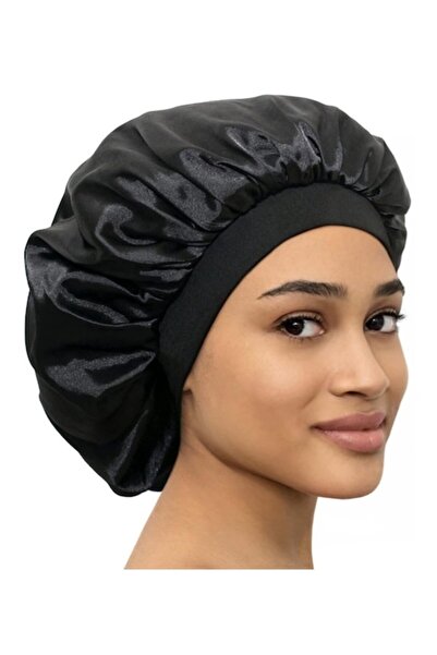 General Store Satin Bonnet, Hydrates Hair, Reduces Tangling, Elastic Band for Fixation, Suitable for Curly Hair, S