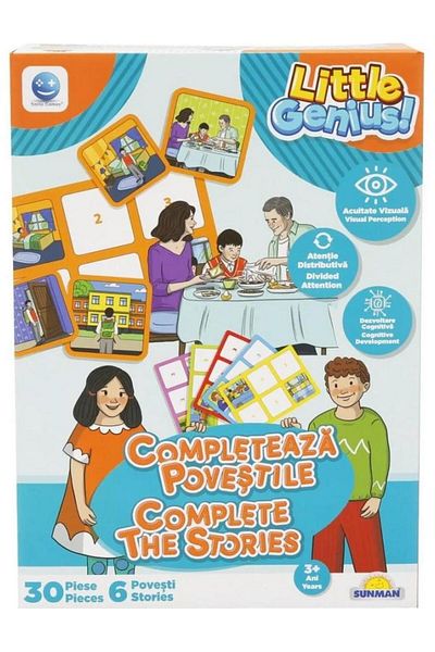 Smile Games Memory game, Complete the stories, 30 pieces (t