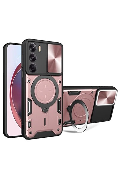 Techsuit Carcasă pentru Oppo Reno12 Pro (CamGuard Pro B26), oțel inoxidabil, ...