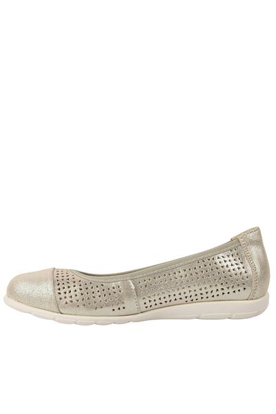PASS Collection Casual shoes, women, PASS COLLECTION, 2024 silver, genuine leather 41