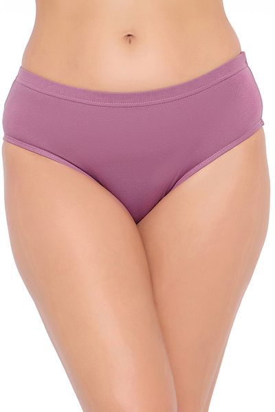 Clovia Pack of 3 Mid-Waist Hipsters Panties with Inner Elastic - Cotton