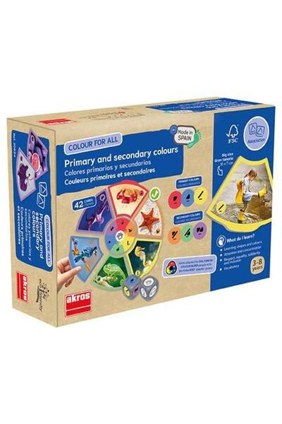 AKROS Joc educational de asociere Invata culorile primar