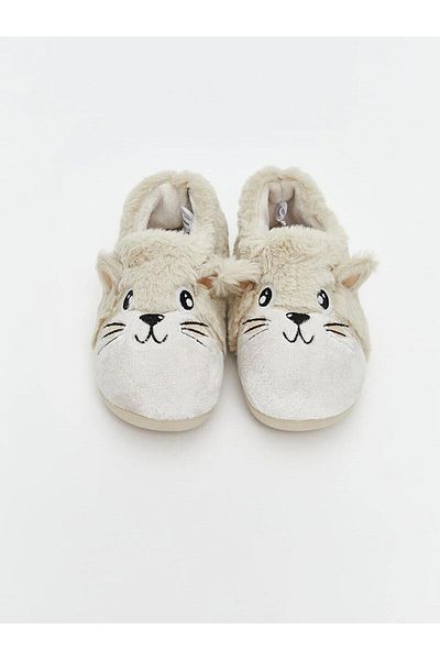 LC Waikiki Plush Women's House Slippers with Rabbit Figure (W5)