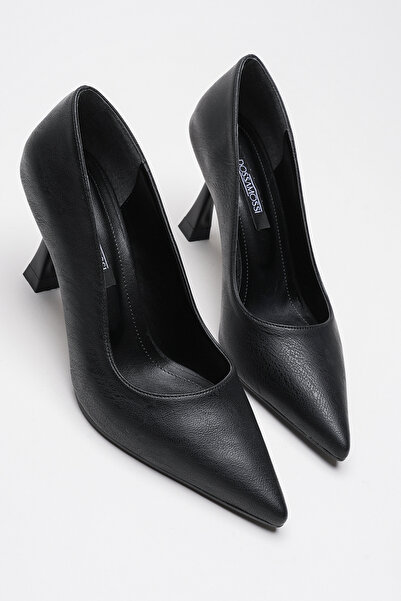 AleWomen Γυναικείο στιλέτο με τακούνι Ernio Black Skin