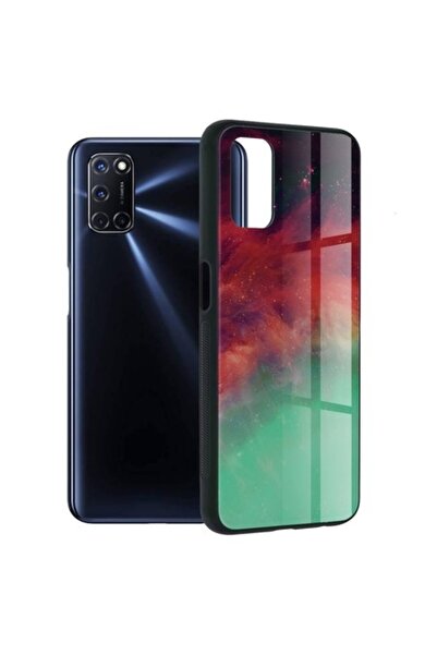 Techsuit Husă de telefon pentru Oppo A52/A72 4G, seria Glaze, Fiery Ocean