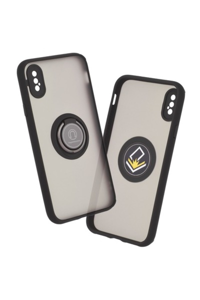 Techsuit Θήκη τηλεφώνου για iPhone X / XS, Glinth, Techsuit, μαύρη