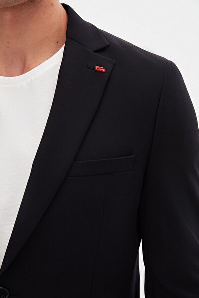 Twn Slim Fit Siyah Düz Takim Elbise