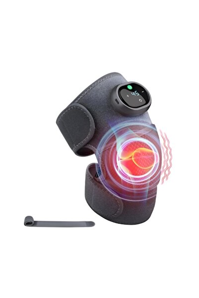 Adamcaly Orteză pentru genunchi cu masaj și încălzire, 3 tipuri de masaj, tem...