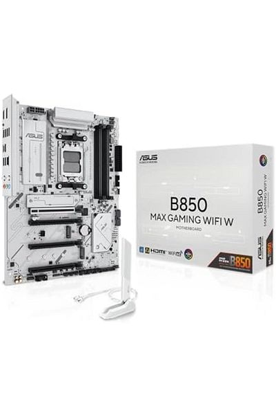 ASUS B850 Max Gaming WiFi W, AMD ATX Motherboard