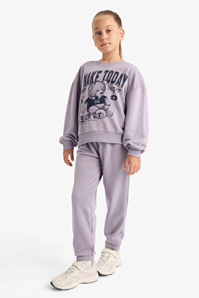 DeFacto Lilac Girl's Bottom-Top Set E6416A8/Pr314