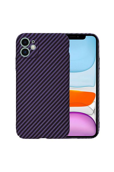 Tim Protective Case for iPhone 11, Timacond Safe, Carbonite FiberShell, B38, Lexgard, Plum Violet