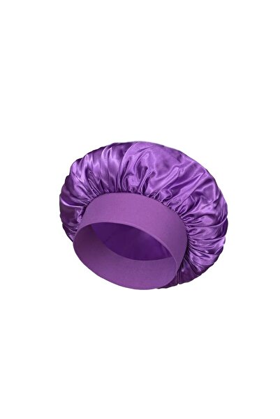 General Store Satin Bonnet - Maintains Hair Hydration, Reduces Tangling with Elastic Band, Suitable for Curly Hair