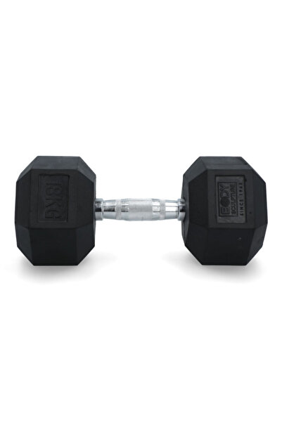 BODY SCULPTURE دمبل سداسي 18 كجم مع طلاء مطاطي