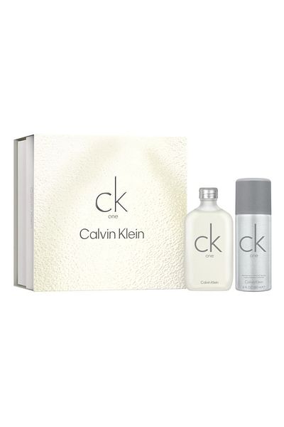 Calvin Klein CK One, Unisex Gift Set - Eau de Toilette 100ml + Deo Spray 150ml