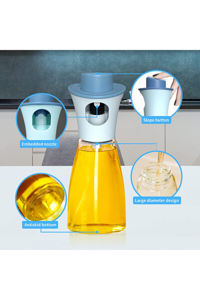 eR D L Glass oil sprayer, 150ml, blue, eR D L