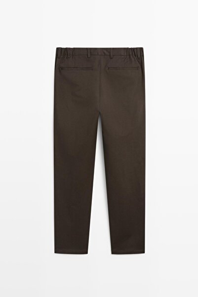 Massimo Dutti Pamuklu tapered fit pantolon