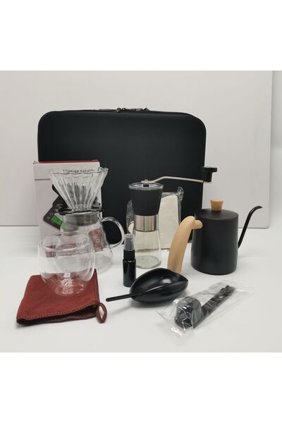 DIDA ماكينة صنع القهوة بالتنقيط V60، طقم مميز بسعة 14 كوبًا مع كيس قهوة خاص ب...