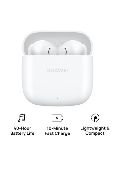 Huawei سماعات أذن لاسلكية FreeBuds SE 2 - لون أبيض سيراميكي، بلوتوث 5.3