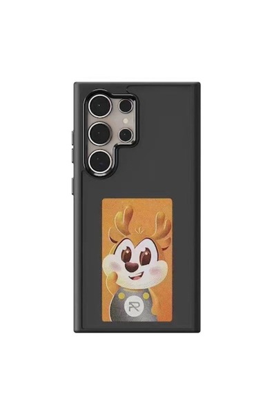 Madviun Husă de telefon pentru Samsung Galaxy S23 Ultra - SmartScreen NFC Y35, Policarbonat, Negru