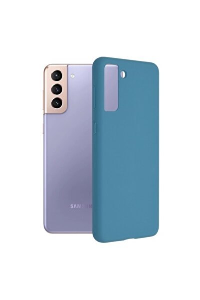 OEM Husă de telefon pentru Samsung Galaxy S21 Plus 5G, Techsuit Soft Edge Silicone, Denim Blue