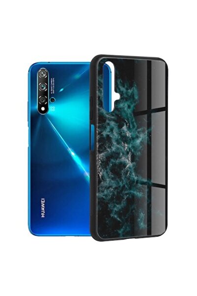 OEM Θήκη για Huawei Nova 5T/Honor 20, σειρά Techsuit Glaze, μπλε νεφέλωμα