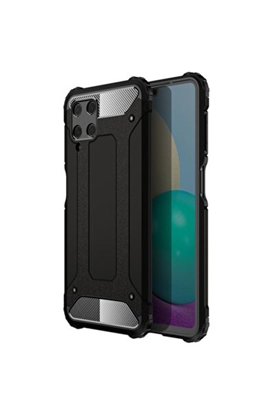 Bibilel Carcasă Techsuit Hybrid Armor pentru Samsung Galaxy A22 - Neagră