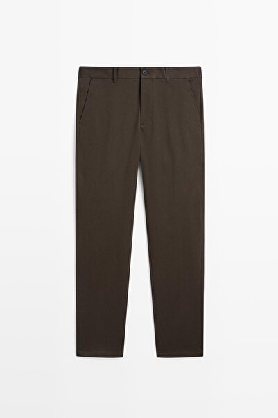 Massimo Dutti Pamuklu tapered fit pantolon
