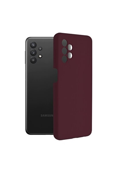 dalip Husa pentru Samsung Galaxy A32 5G - Techsuit Soft Edge Silicone - Plum ...