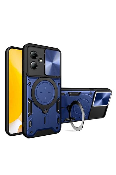 Tim Protective Case for Motorola Moto G14 - Timacon Unit, CamGuard Pro, M73, Lexgard, Blue