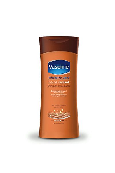Vaseline لوشن الجسم المنعش بالكاكاو للبشرة الجافة، 400 مل