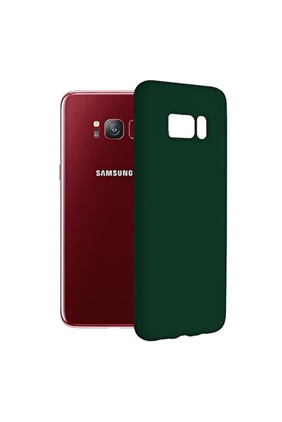 Bibilel Θήκη για Samsung Galaxy S8, Techsuit Soft Edge Σιλικόνης, Σκούρο Πράσινο