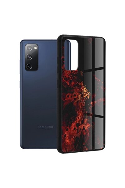 OEM Θήκη για Samsung Galaxy S20 FE / S20 FE 5G, σειρά Techsuit Glaze, Red Nebula