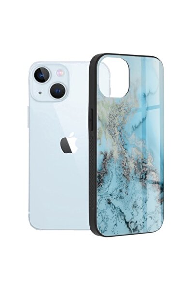 OEM Husa pentru iPhone 13, Techsuit Glaze Series, Blue Ocean
