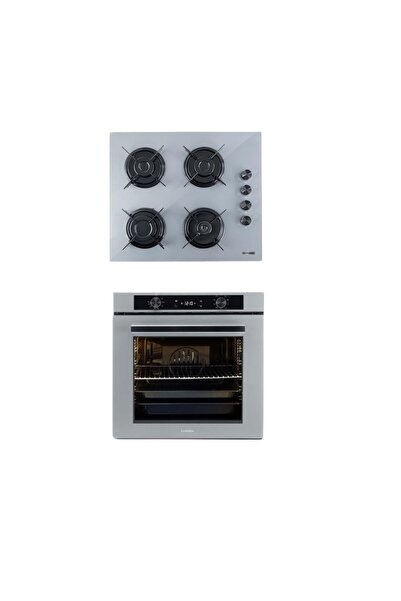 Luxell 2 Lİ GRİ CAM SET (OCAK-FIRIN)