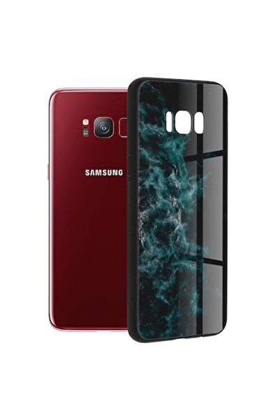 Bibilel Θήκη για Samsung Galaxy S8, σειρά Techsuit Glaze, μπλε νεφέλωμα
