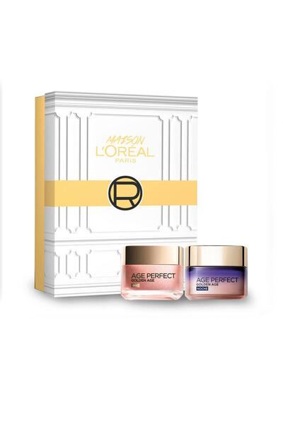 L'Oreal Paris Set complet anti-imbatranire de ingrijire a tenului, L’oreal Paris AGE PERFECT GOLDEN AGE, 2 buc