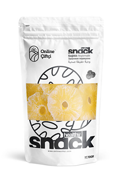 OnlineÇiftçi Dried Pineapple with Sugar 70Gr