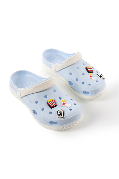 monapicco Ergonomik Yumuşak Eva Aksesuarlı Cross Kadın Terlik