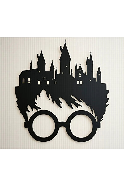 SORA DESIGN Harry Potter Hogwarts Silüet Duvar Süsü – Dekoratif Figür