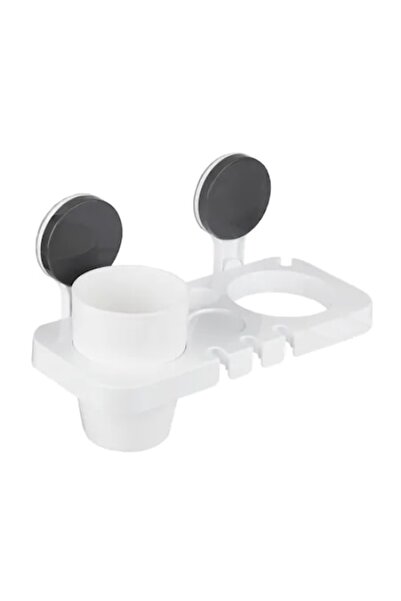 FOXMAG24 Suport de depozitare pentru baie, multifuncțional, cu ventuză, fabri...