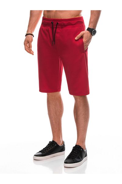 Edoti Men's sweat shorts EM-SRBS-0101 red XL