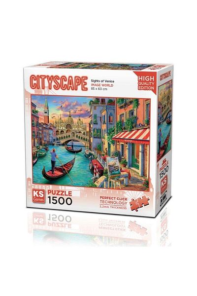 Ks Games Sights of Venice Puzzle 1500 Pieces 22029